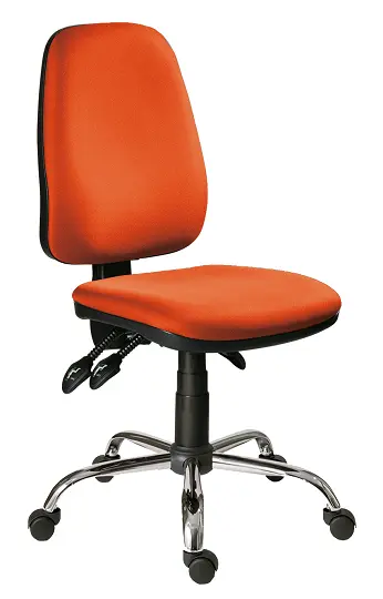 333 ASYN/CR židle kancelářská, látka BO BONDAI BN19 (3012) - látka oranžová